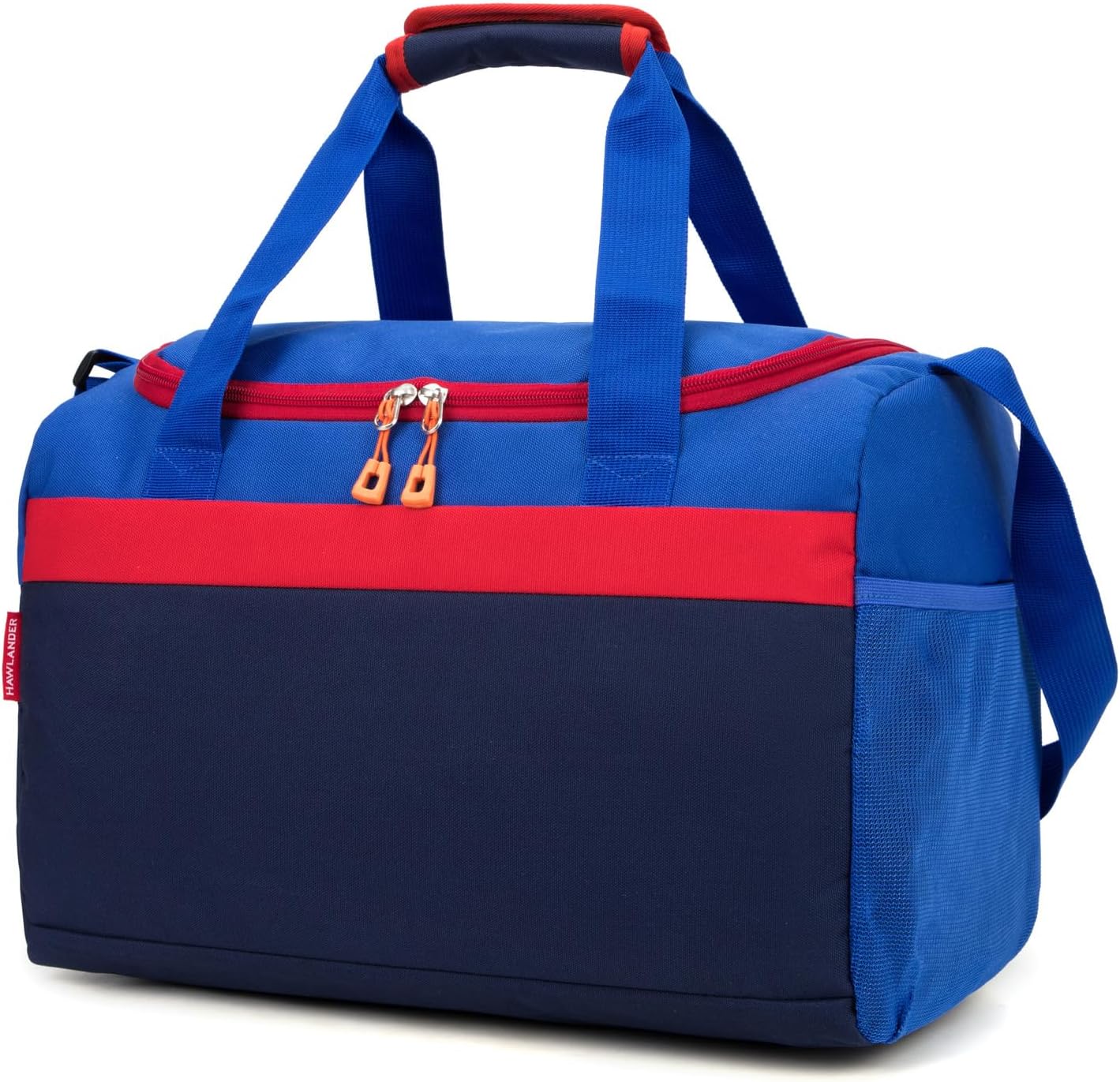 HawLander Small Duffle Bag for Kids Boys or Girls, Gym Bag for Sports Travel(Dark Blue)