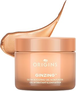 Origins GinZing Glow-Boosting Gel Moisturizer | For a Bronze or Pearl Glow | With Hyaluronic Acid & Caffeine from Coffee Beans