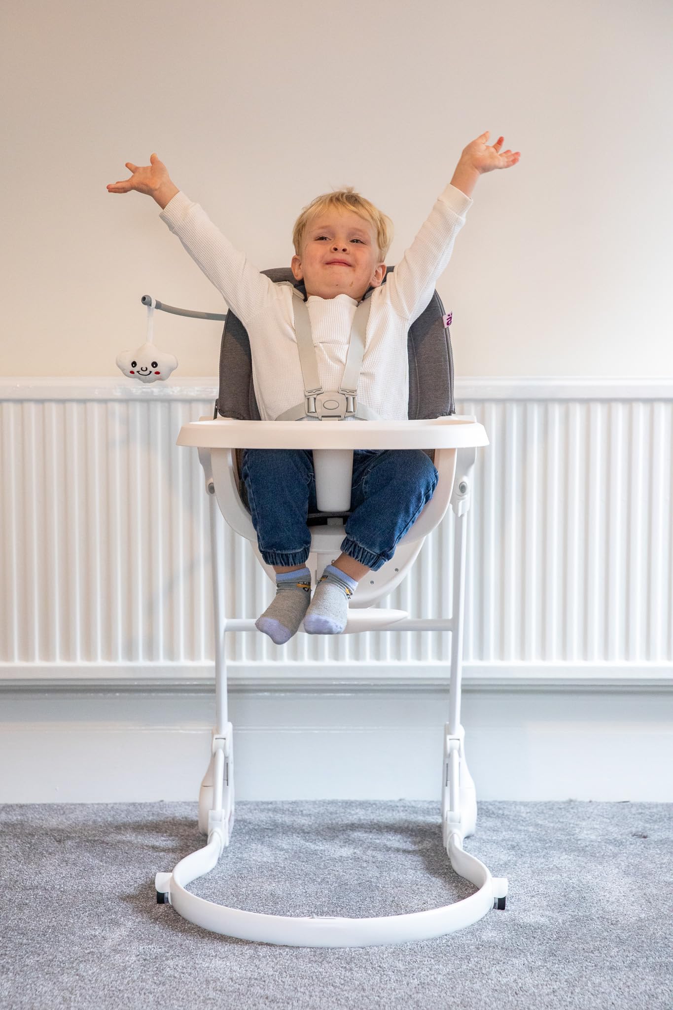 Seggiolino Antireflusso per Neonati | Sedia Upright per Reflusso e Coliche | Dalla Nascita ai 3 Anni | Seduta Regolabile a 70° Convertibile in Seggiolone