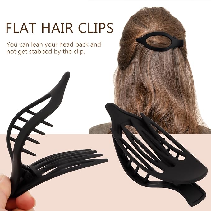 Pinzas planas para cabello grueso y fino miniatura 5