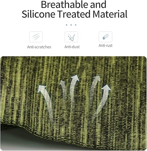 Miniatura 4 de RUBY.Q Calcetines para pistola, calcetines tejidos tratados con silicona de 16 pulgadas, calcetín transpirable para pistola