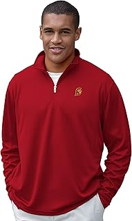 Vantage Apparel NCAA mens Men's Collegiate Micro Mesh Performance Team Color 1/4 Zip Pullover