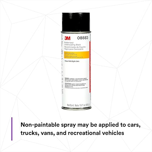 Miniatura 3 de 3M Aerosol de revestimiento de goma, 08883, 19.7 onzas, acabado texturizado, anticorrosivo, multiusos para automóviles, camiones y vehículos