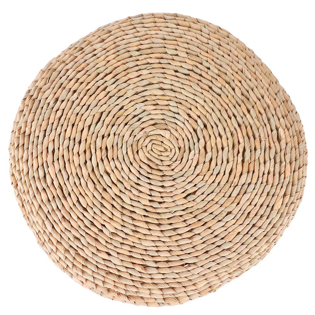 Tatami Pouf, Straw Futon Round Pouf for Zen for Tea Ceremony for Yoga-image-19
