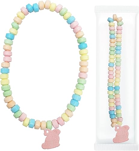 Miniatura 2 de Collar de caramelo de conejo de Pascua, masticables multicolor con sabor a frutas para recuerdos de fiesta