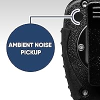 Vista 3 de SHEEPDOG MICROPHONES Micrófono de altavoz resistente con cancelación de ruido extremo, compatible con Kenwood 2 pines NX y TK