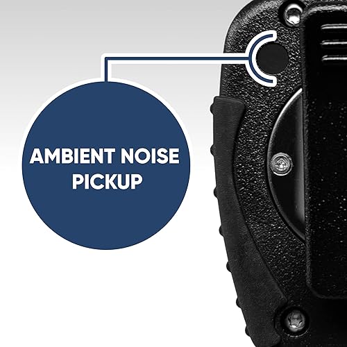 Miniatura 3 de SHEEPDOG MICROPHONES Micrófono de altavoz resistente con cancelación de ruido extremo, compatible con Kenwood 2 pines NX y TK