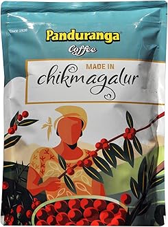 Made in Chikmagalur | Single Origin Specialty Coffee | 80% Coffee & 20% Chicory- 500grams (Pack of 1)