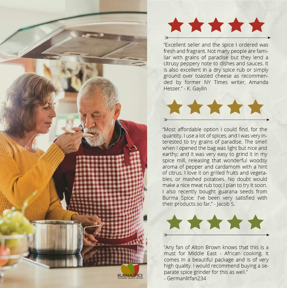 Grains of Paradise Guinea Pepper Peppery Flavored with Citrus Notes