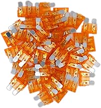 Fusible estándar de 5 amperios (80 unidades), fusibles de cuchilla de coche 5A para coche/RV/camión/SUV/motocicleta/barco