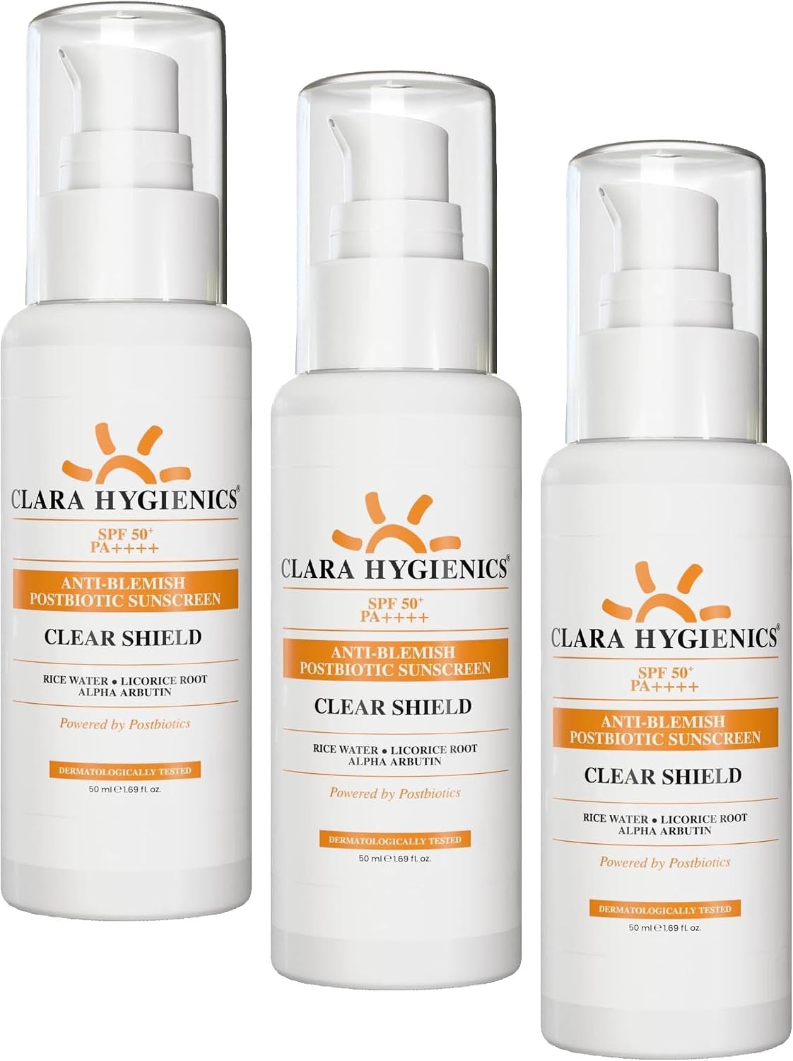 Anti-Blemish Postbiotic Sunscreen 50 ml Güneş Kremi (3 paketi)