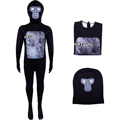 Gorilla Cosplay Kids Costume 12-14