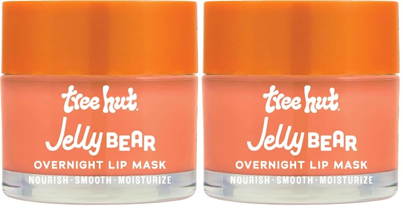 Máscara labial noturna Tree Hut Jelly Bear, 17 g, pacote com 2