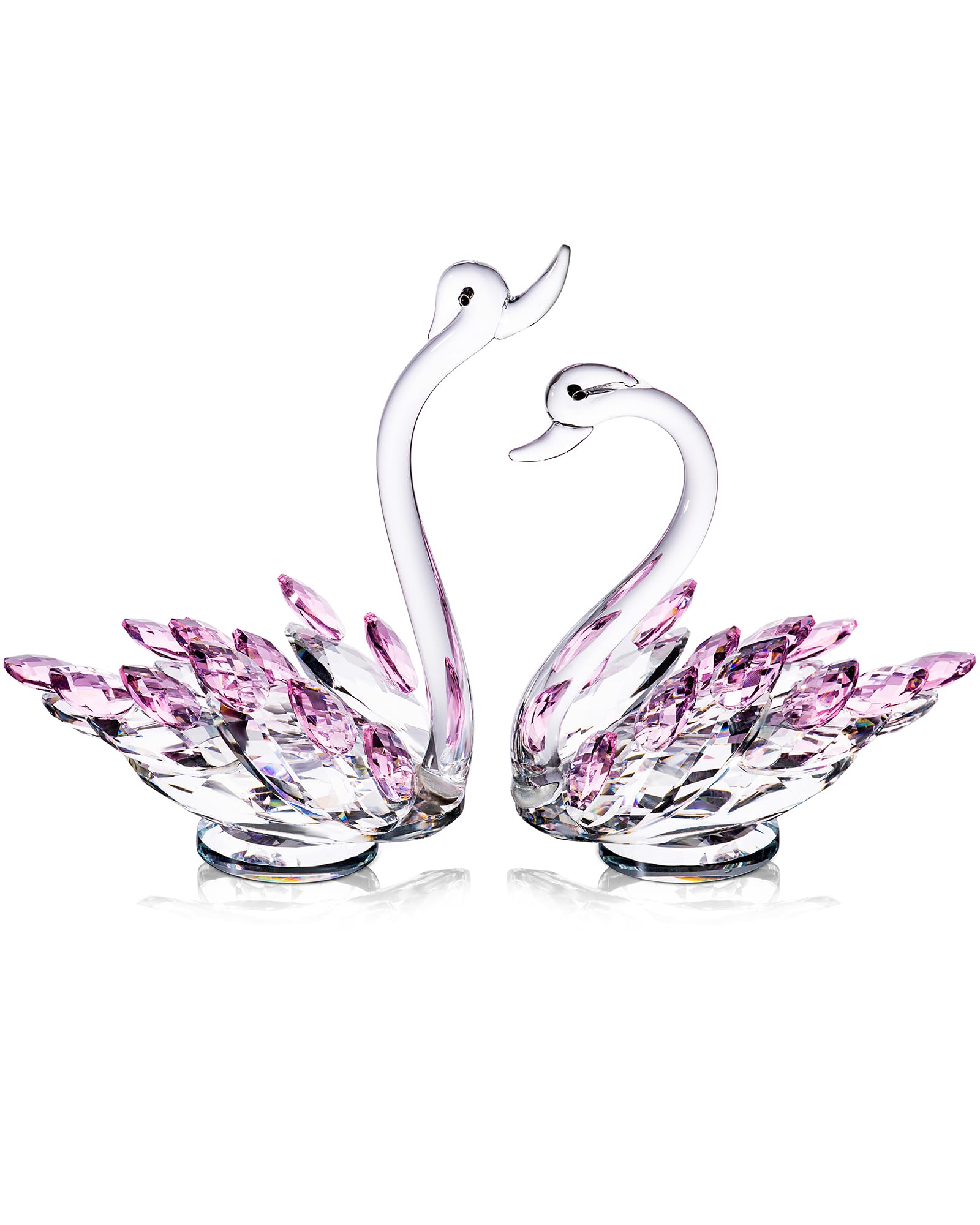 Amazon.com: CITYLOVE Christmas Crystal Figurines Gifts Home Decor