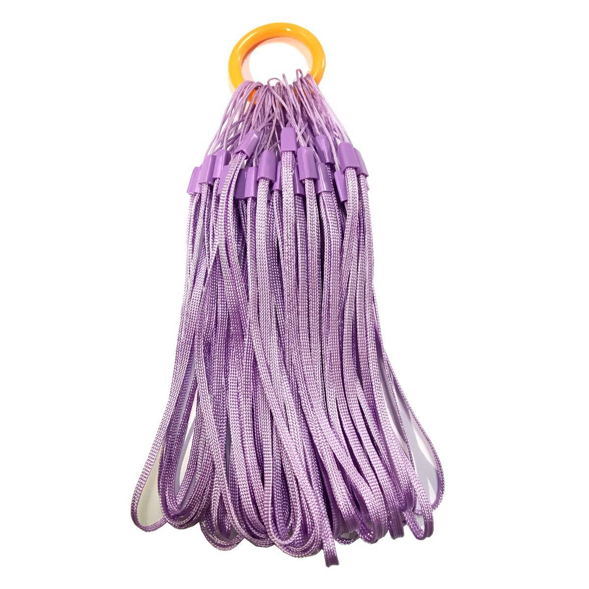 Yaxiny Hand Wrist Strap Lanyard for Cell Phone, USB Flash Drive, Mp3, Mp4, Mini Camera (100PCS, Purple)