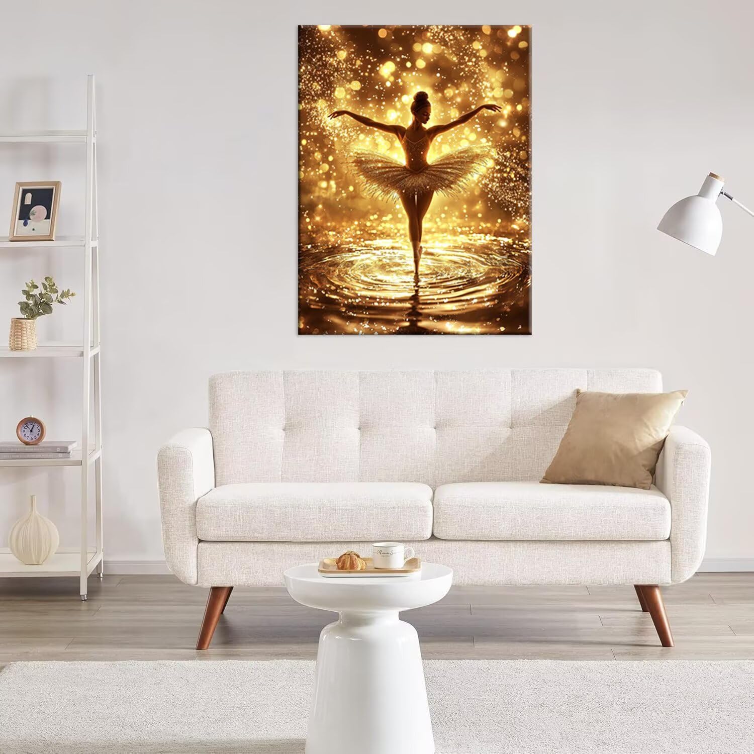 Hyupuanj 5D Diament Painting Kompletny zestaw, balet dziewczyny 90x120cm h
