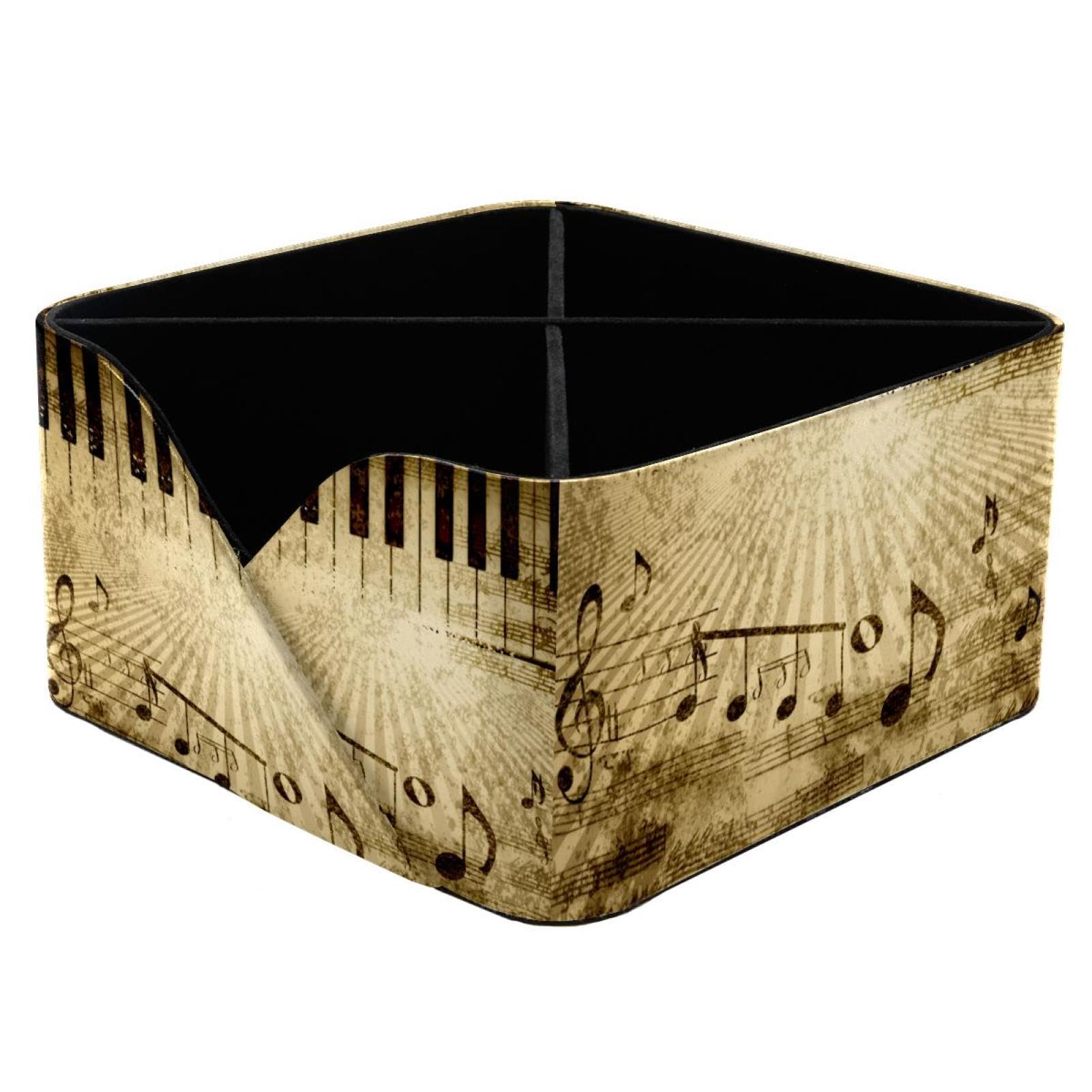 Rangement de bureau vintage musical pour ordonner la papeterie à la maison