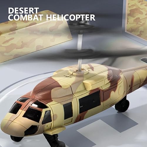 Miniatura 4 de Helicópteros a control remoto, helicóptero de control remoto para adultos y niños principiantes, aviones interiores hacia arriba y hacia abajo,
