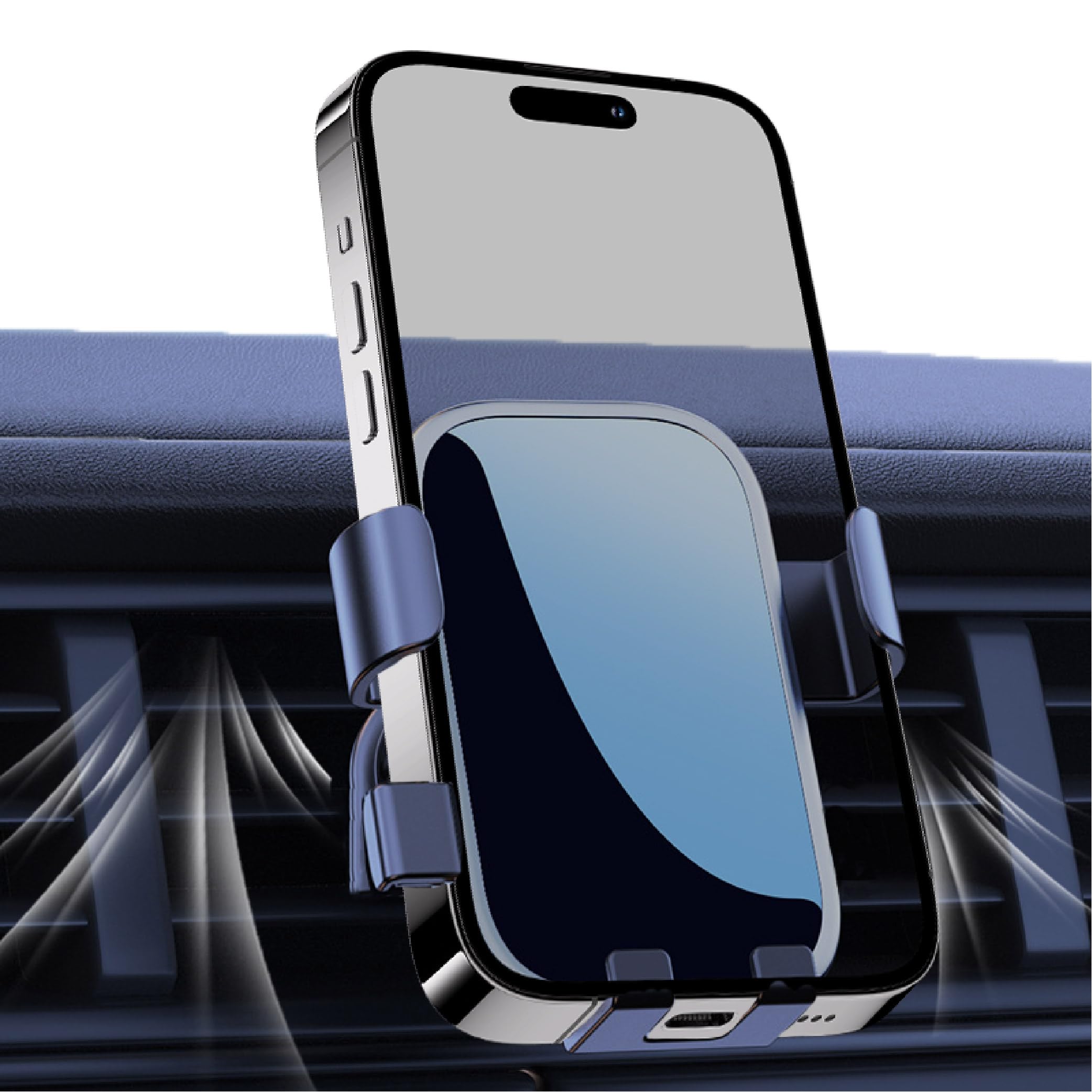 Juzely Normal Car Phone Holder Air Vent For Elevate Element E:ny1 E Freed Crossroad 2003-2025, Adjustable Car Phone Mount 360° Rotation One-Hand Operation Car Phone Holder