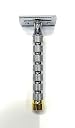 Tinku Double Edge Brass Safety Razor (T9001-CC) Close Comb gallery image