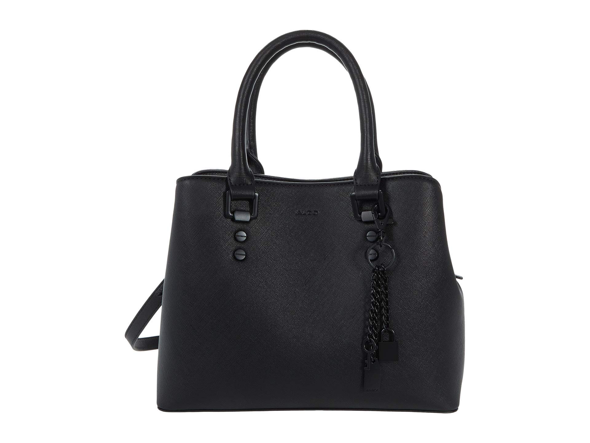 Aldo womens Durable handbag, Black/Black, Medium
