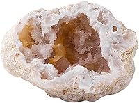 Vista 9 de Natural Agate Geode Slice Quartz Cluster Crystal Points Minerals Specimen High Crystal Cuarzo Cluster/Druzy Natural Reiki Rock Used for Clarity and