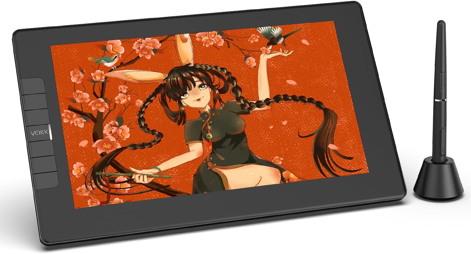 HUION Kamvas Pro 13 Grafiktablett – 13,3 Zoll Display, Full HD, Mit USB-C Anschluss, Aktive Fläche 294x165 Mm