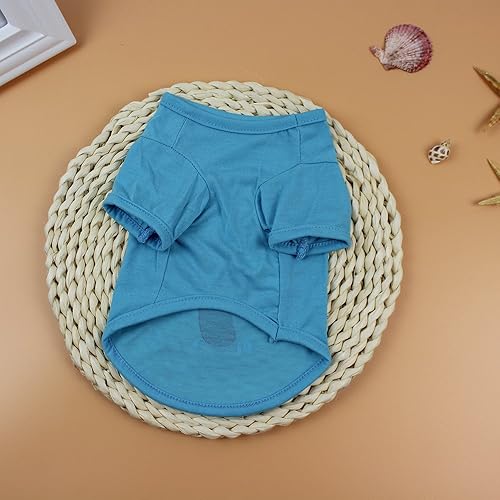 Miniatura 6 de Conjunto de ropa para perros pequeños, ropa para perros, chaleco ligero y elástico, camisetas suaves, disfraz de cachorro para perros pequeños