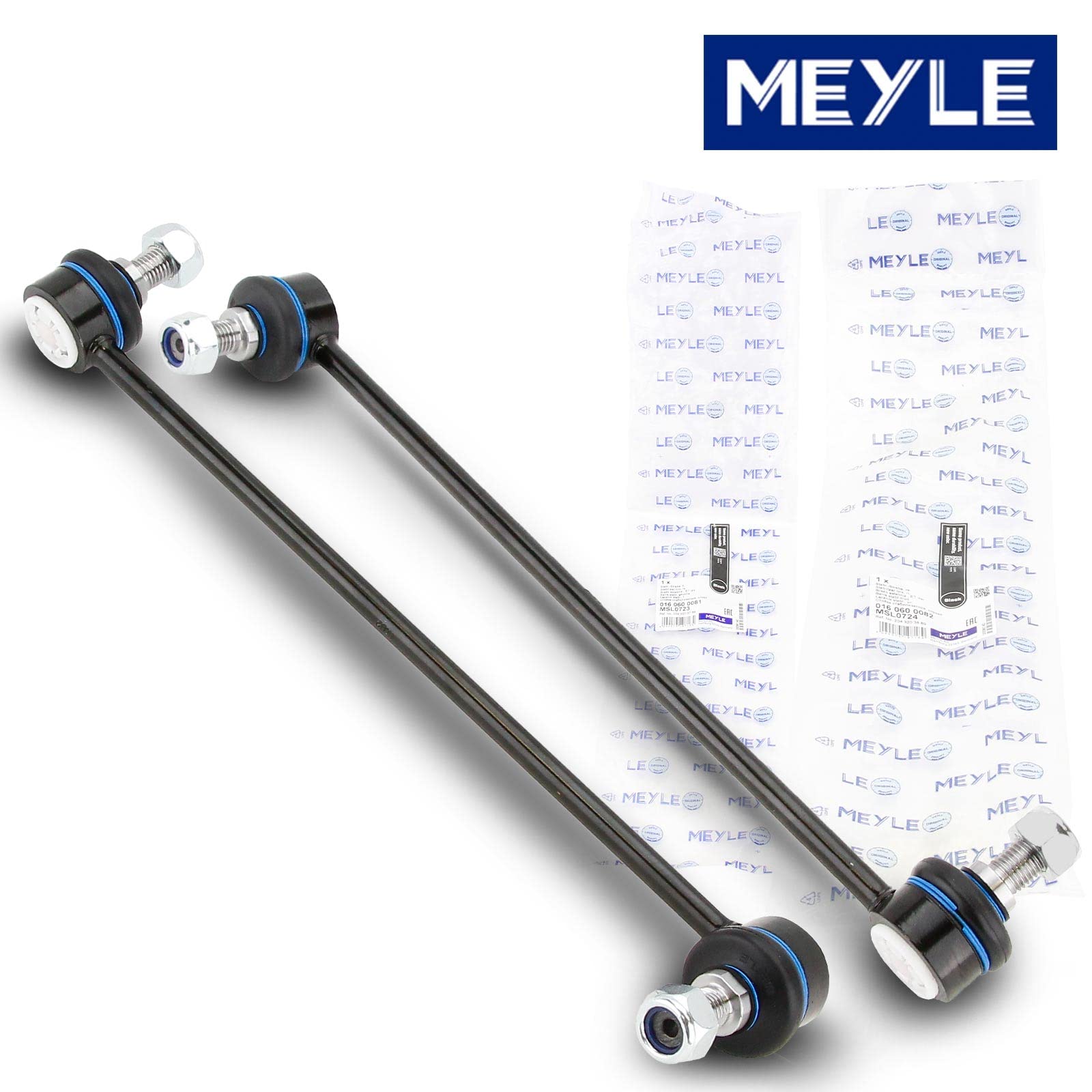 2 aste di accoppiamento originali MEYLE 0160600081 0160600082 compatibili con W204 2007-2014 C204 2011-2014 S204 2007-2014 A207 2010-2016 C207. 2009-2016