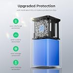 RoyPow 30W PD Power Bank with 12V 10A Constant Voltage Cigarette Lighter Socket, 86.58Wh USB C Laptop Portable Charger, 18W QC & 12V DC Battery Pack, Perfect for Dash Cam or Camping(Upgraded Version)