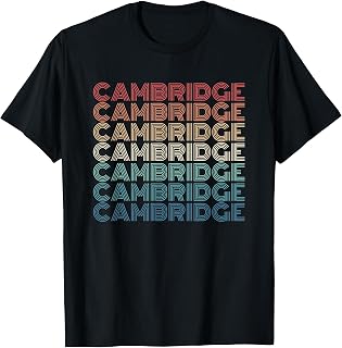 Retro Cambridge England T-Shirt