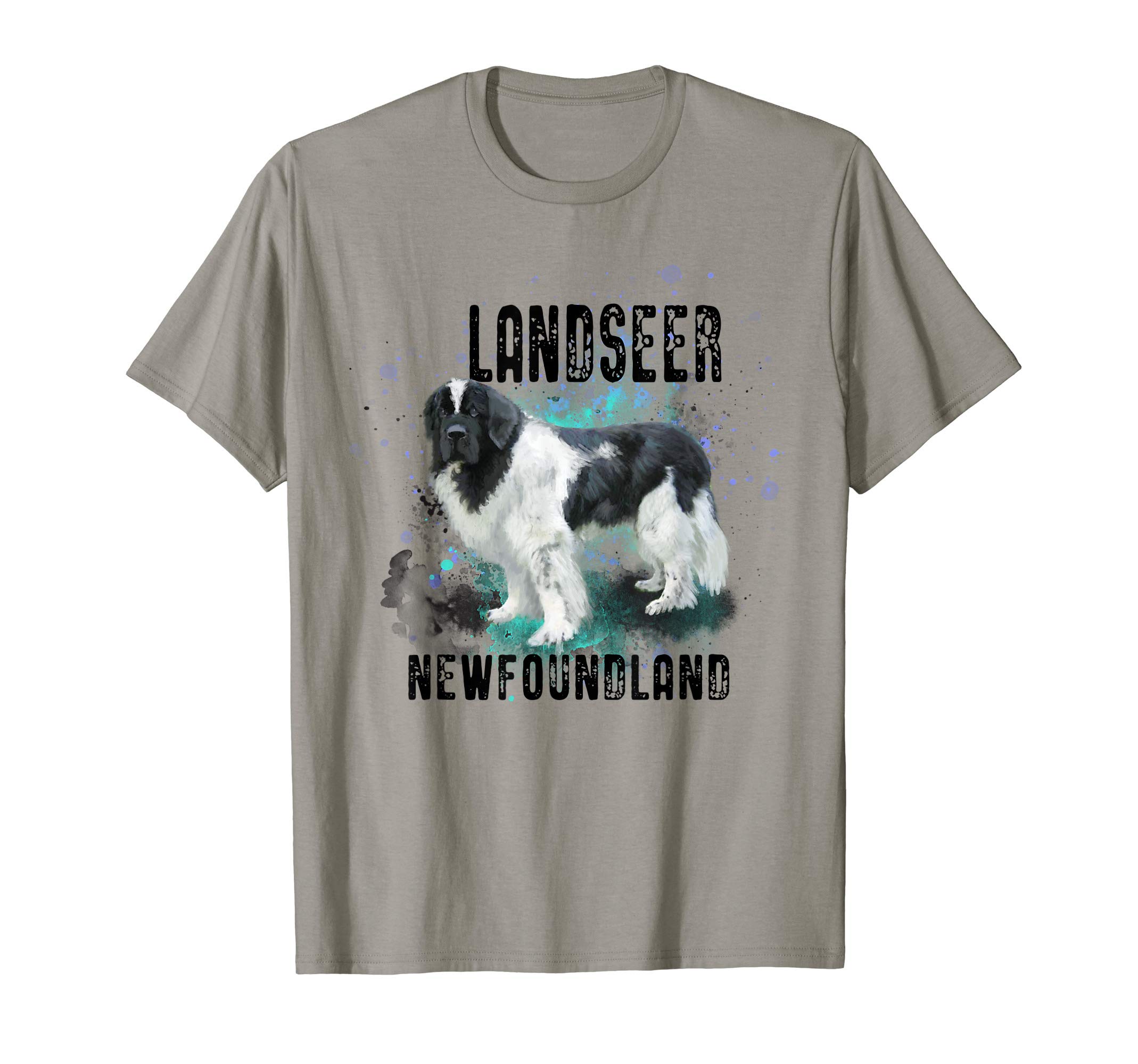 Brightly Painted Landseer Newfoundland Dog Breed T-Shirt for Men Women KidsOEKO-TEX STANDARD 100
