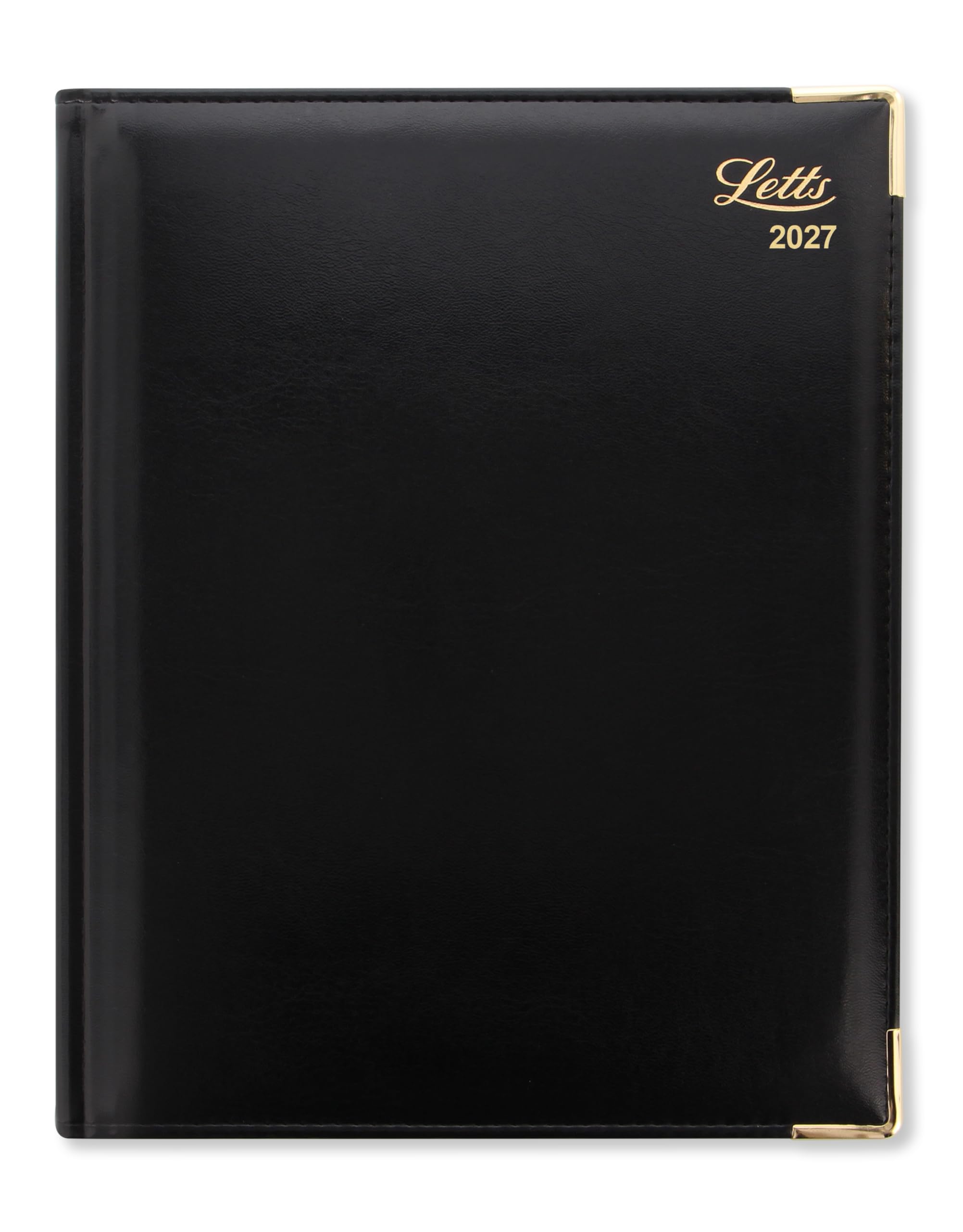 Letts of London Lexicon Quarto week to view with appointments 2027 diary - Black 27-TL3YBK