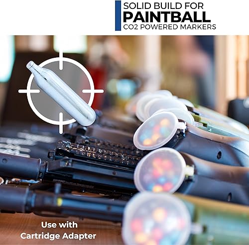 Miniatura 4 de ICO - Cartuchos de CO2 de 0.42 oz sin rosca para uso con pistola BB de CO2, pistola de CO2 de Airsoft, pistola de CO2 y rifle de aire (10 o 50