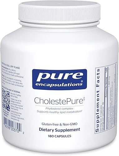 Pure Encapsulations CholestePure  Suplemento para apoyar la salud cardiovascular y prostática la función enzimática y el metabolismo de los lípidos