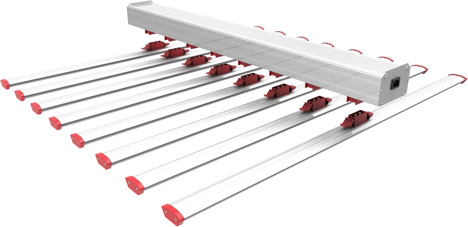 800W LED Grow Light Octo-Bar Full Spectrum Linkable Plant Bar Style Grow Light Dimmable for Indoor Growing Commercial Hydroponic Growing Lamp