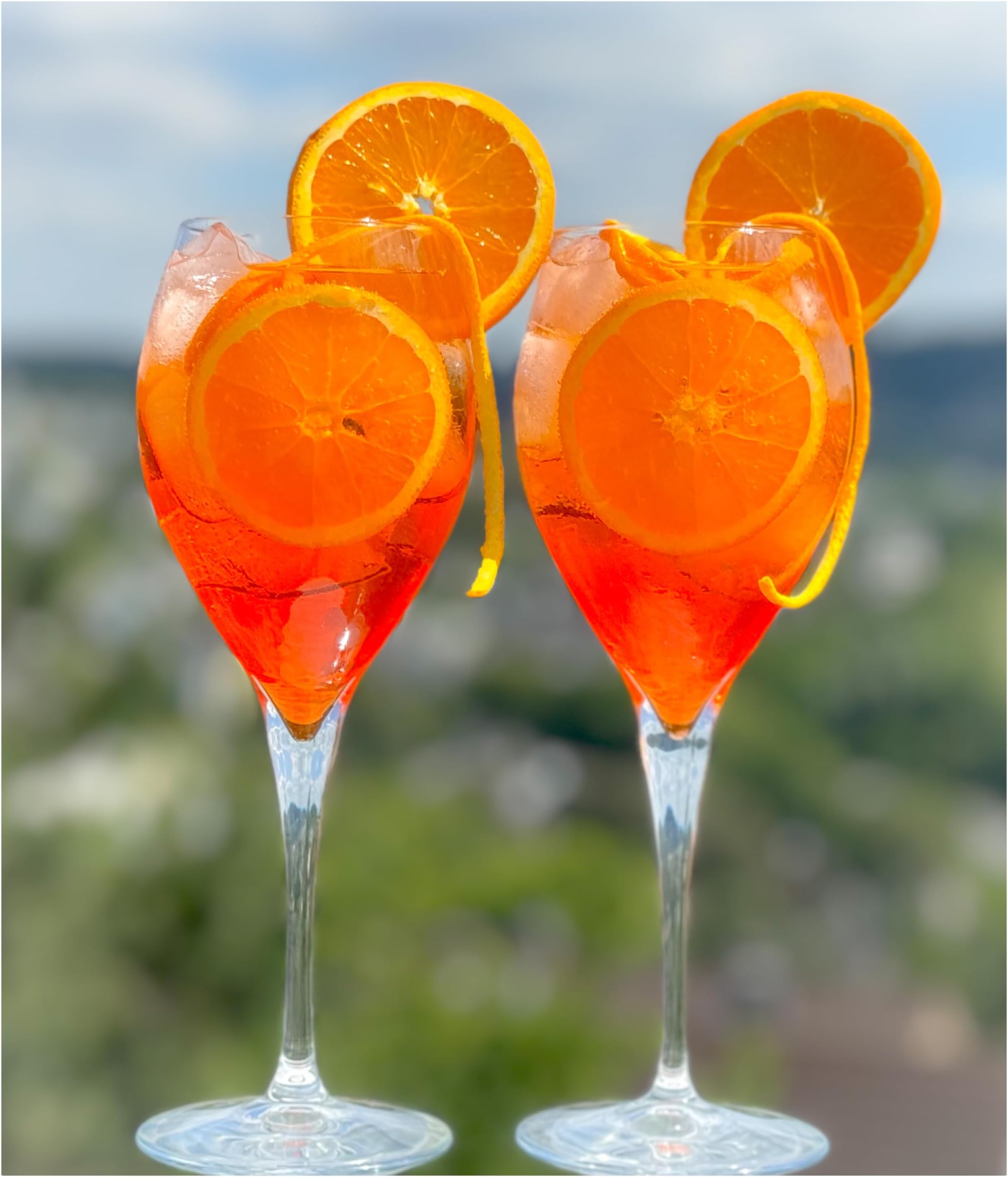 Aperol Spray Glass Mara XL - Cocktail Glass 445ml for Aperol Spritz, Hugo, Amalfi, Cocktails, Pack of 6