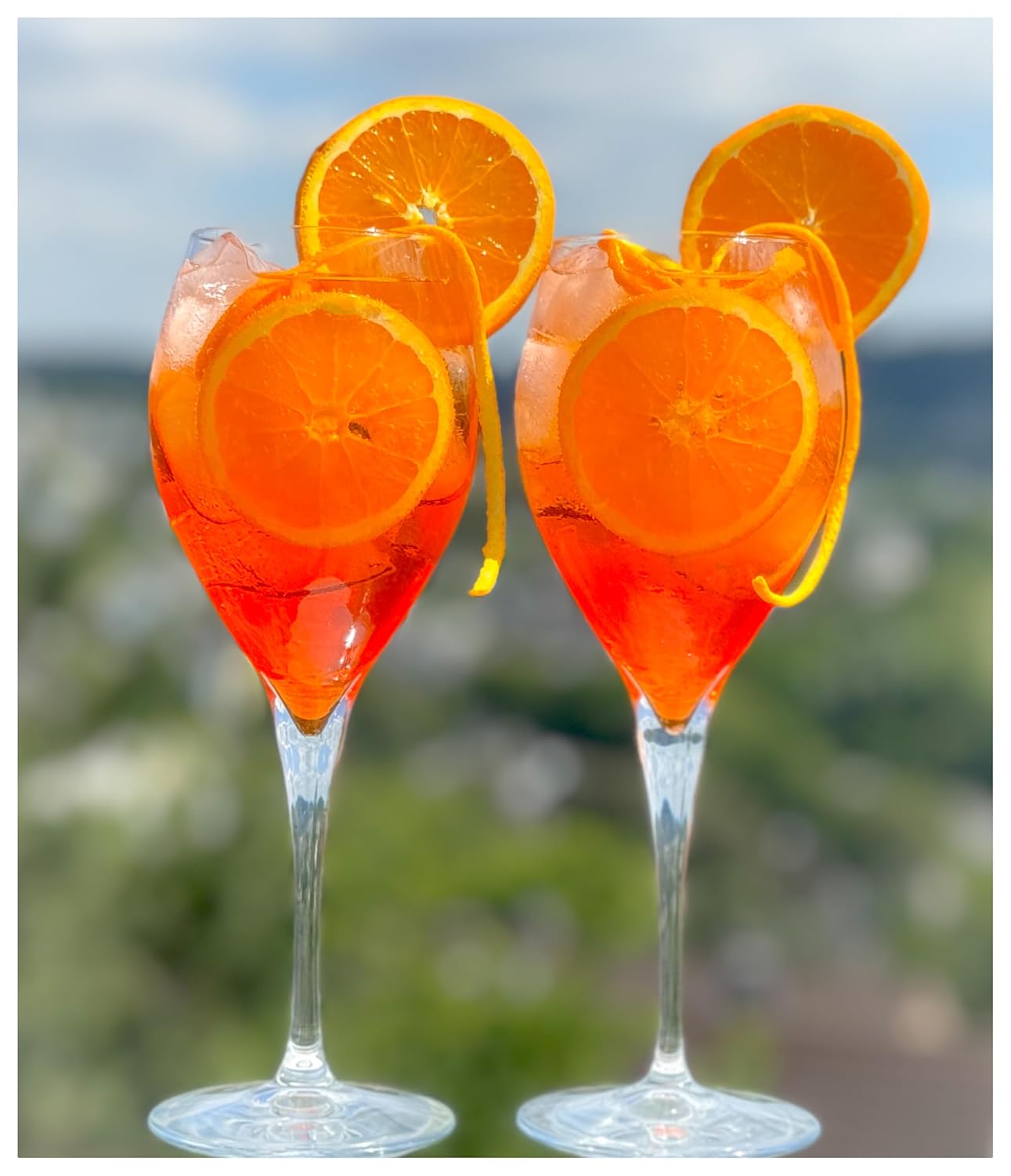 Topkapi Aperol Spray Glass Mara XL - Cocktail Glass 445ml for Aperol Spritz Hugo Amalfi Cocktails Pack of