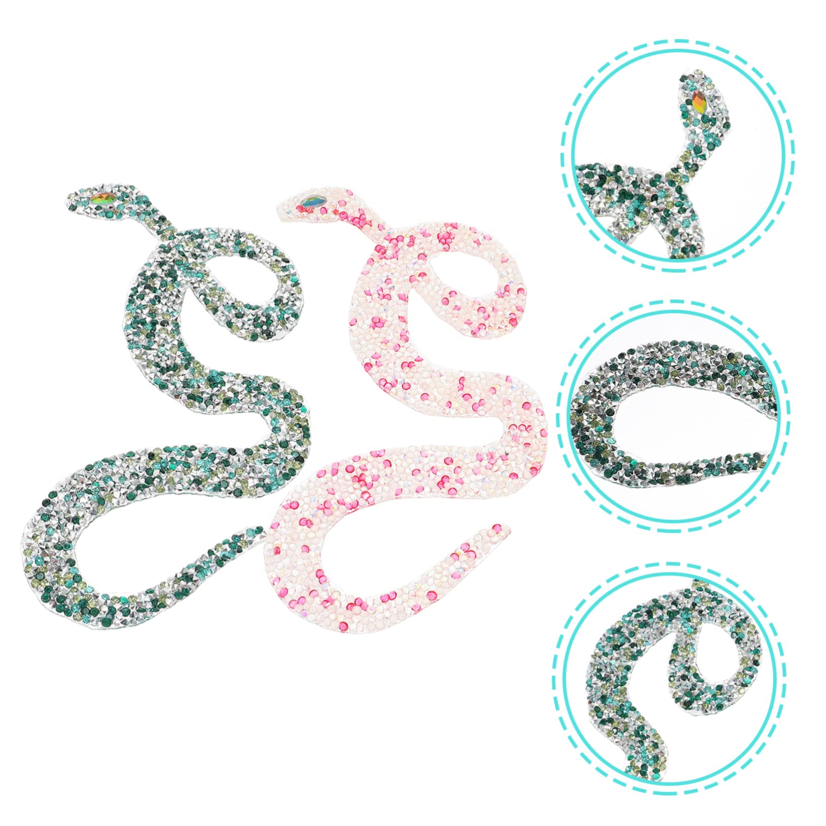 NUOBESTY 20pezzi Toppe Adesive Applique Termoadesive Per Abbigliamento Decorazioni Per e Accessori e