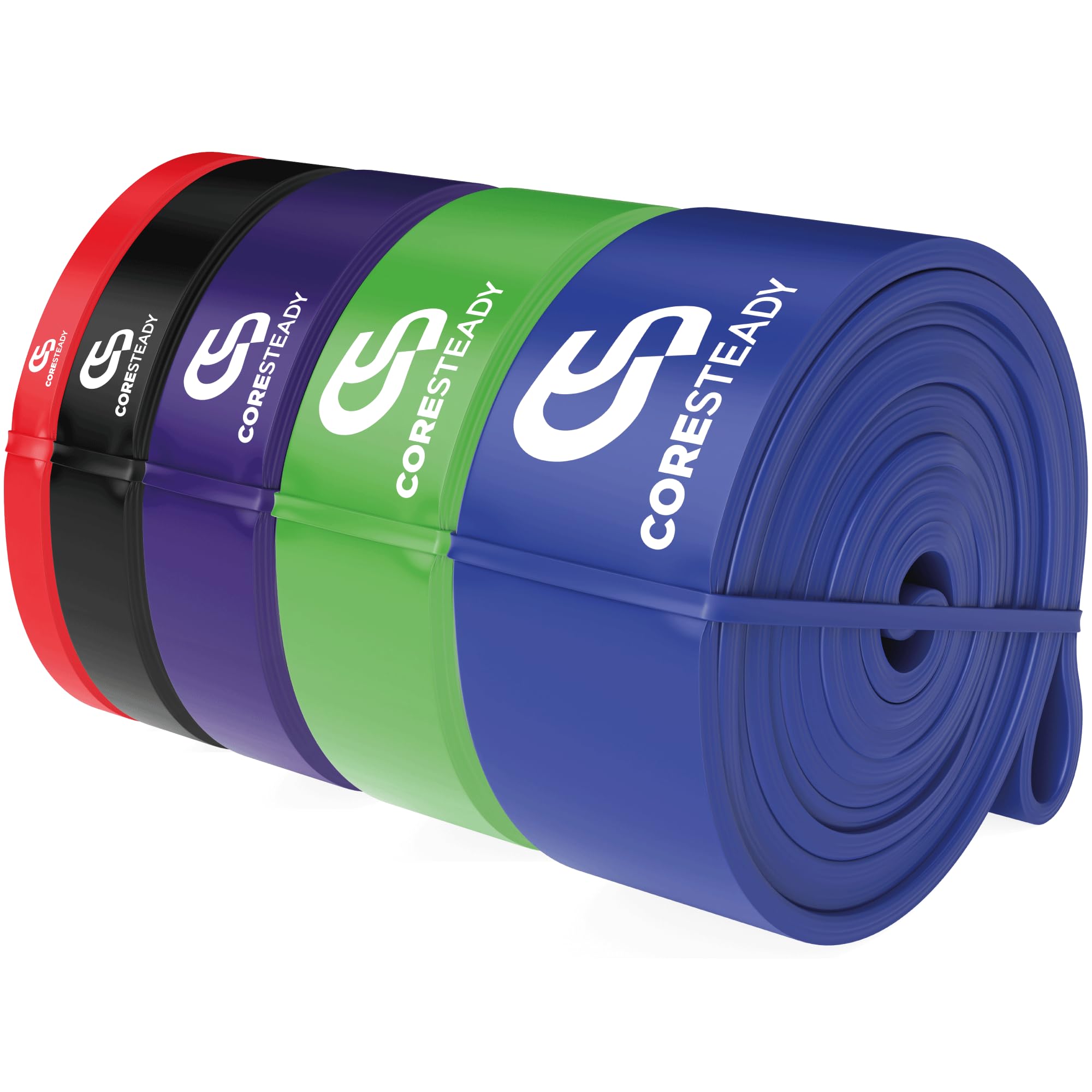 Coresteady Resistance Bands | Assisted Pull Up Band | Exercise Workout Bands for Crossfit – Powerlifting – Yoga – Stretch Mobility Exercise (One per Sale) for Men and Women-image-17