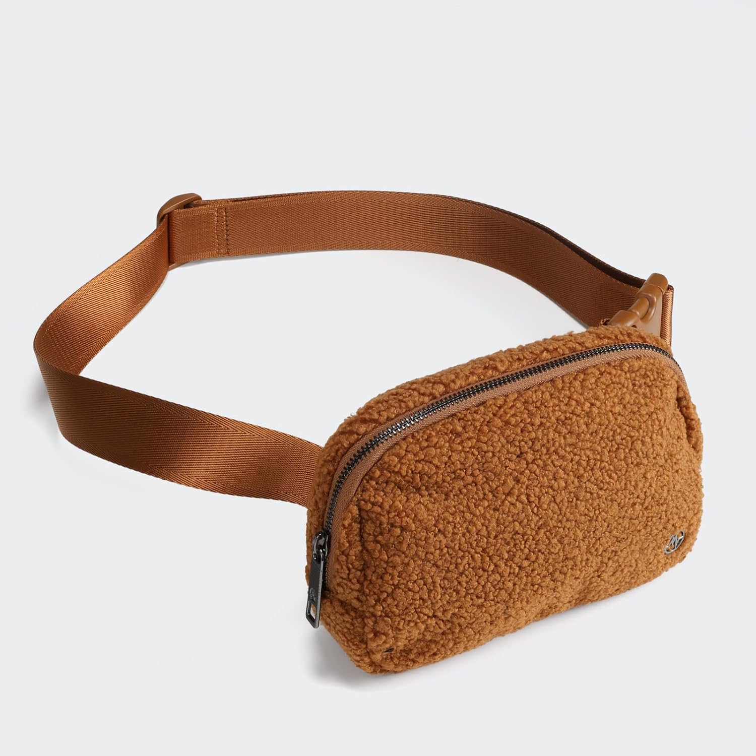Pander Fanny pack Everywhere Fleece Belt Bag for Women and Men with Adjustable strap Belt, 1L. (Saddle Brown) - Image 3