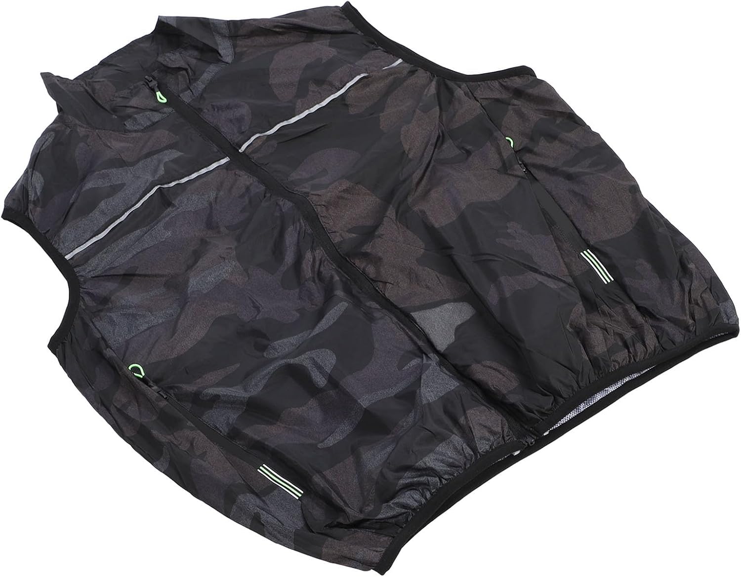 Aramox Conditioned Clothes, Polyester, 3 Speed Cooling Fan Vest with USB Power, Ideal for Outdoor Activities and Work (L)