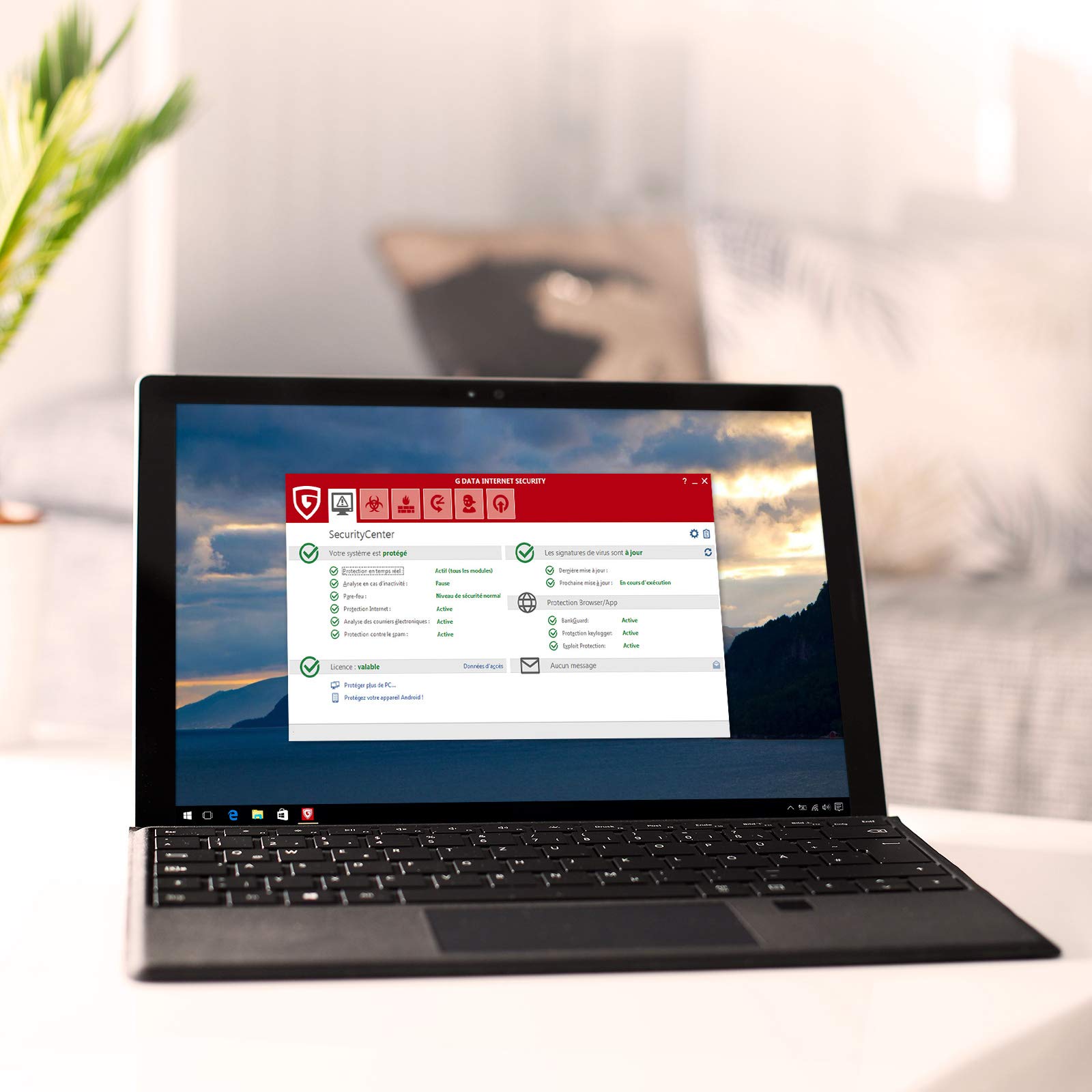 G DATA Internet Security 2019 | 1 appareil | 1 An | PC | Code d'activation PC - envoi par email