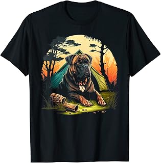 Cane Corso and Camping For Dog Owners Men Women Kids T-Shirt