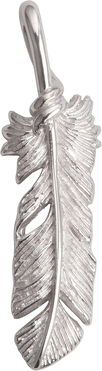 saadフェザー SAAD] サード フェザー(右向き) シルバー925 ペンダントトップ P-323