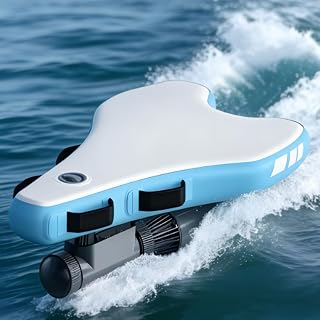 Elektrische Surfboard-Wasser-Roller, 7km / h Geschwindigkeit, 16000mAh Batterie, 40m Tauchtiefe, 115kg Last, Dual-Modus-Inflatable Paddleboard für Lakes Pools