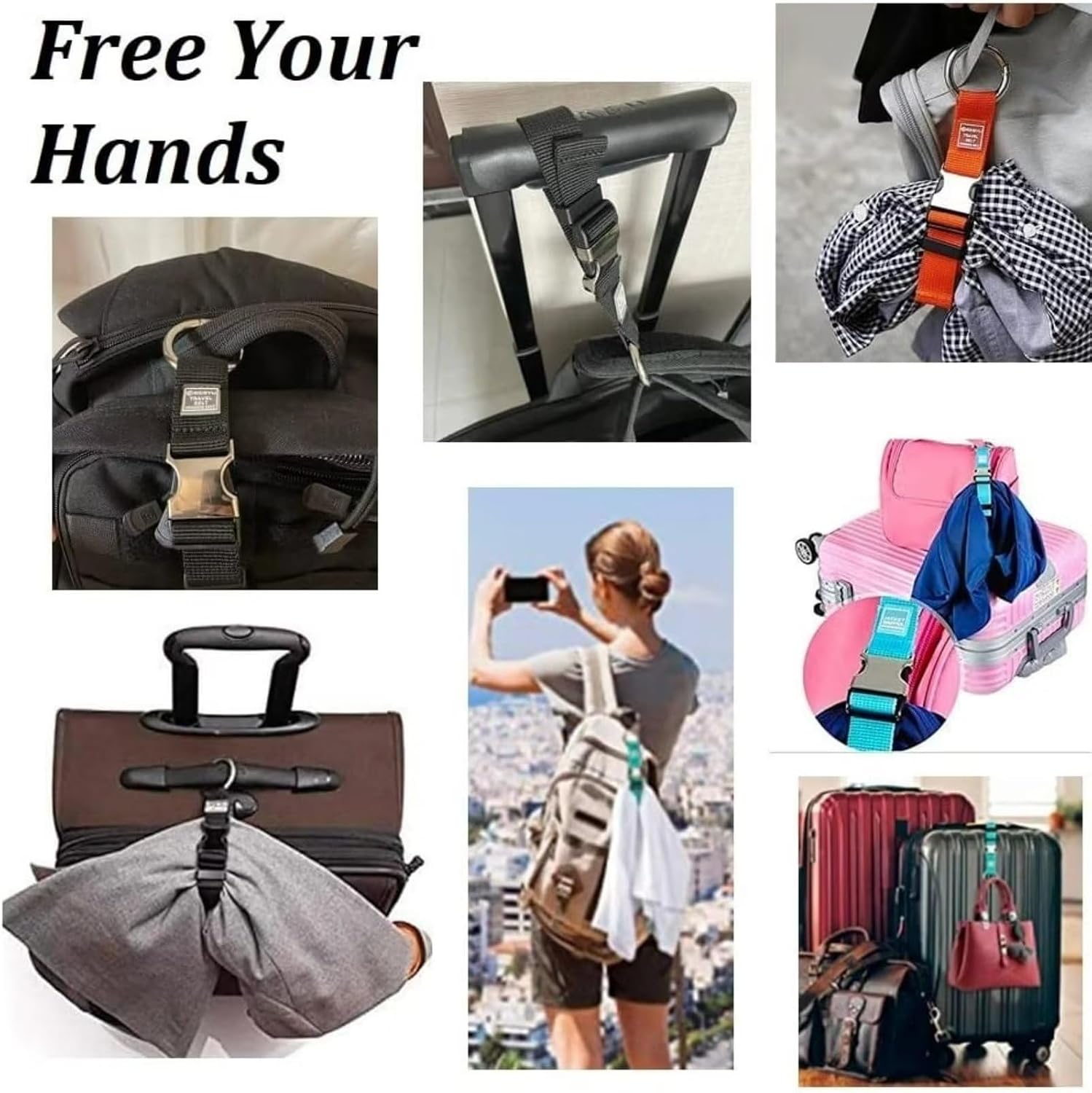 2PCS ADD a Bag Luggage Strap Jacket Gripper, Heavy Duty Lugg... 6 71W4e8gM2EL. AC SL1500