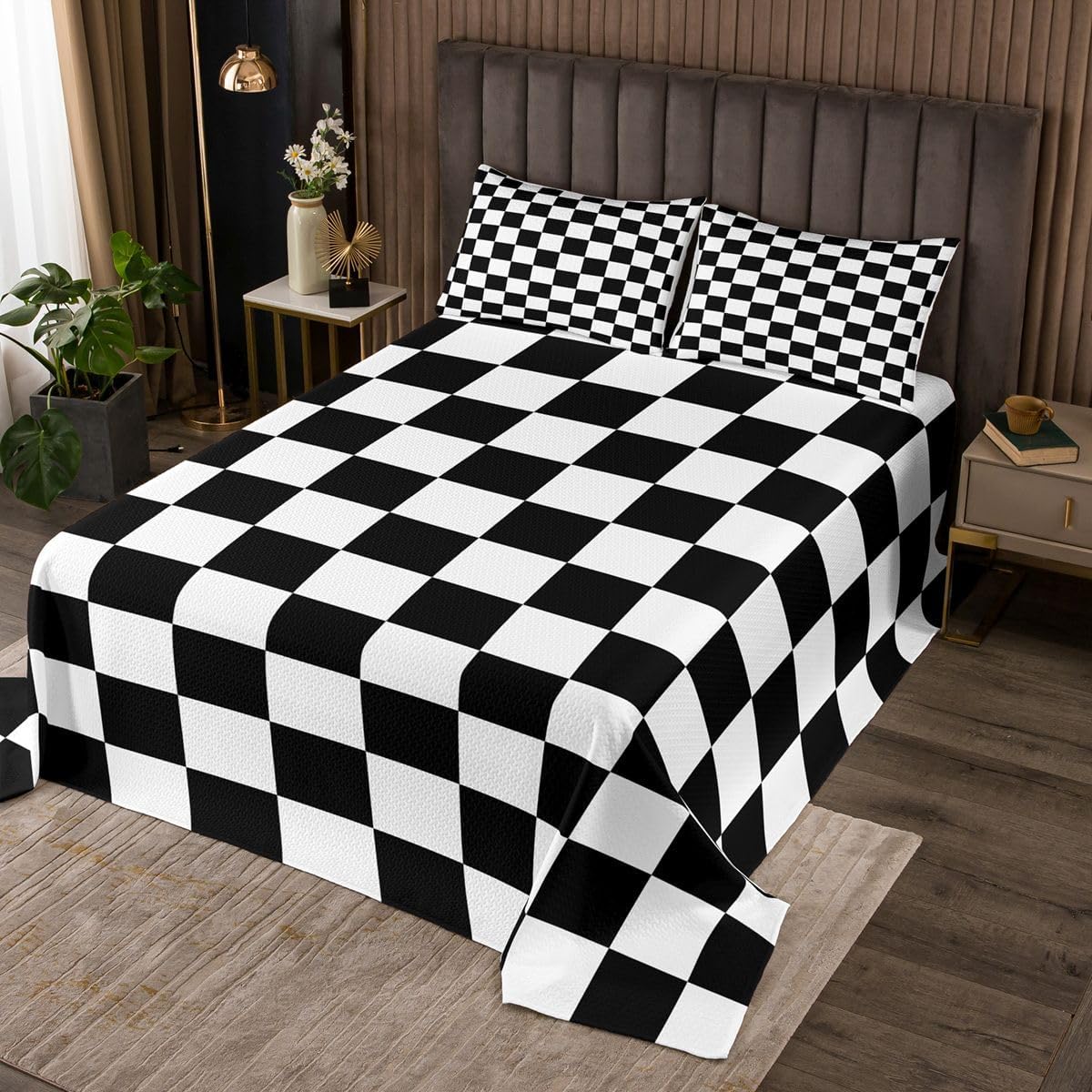 Striped Quilt Set for Kids Boys Girls,Blue White Stripes Bedspread,Classic Vertical Stripe Bed Cover Modern Geometric Lines Bedding Set Decorative Quilted Coverlet,Twin Size