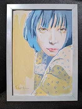 専用　絵画　手描きイラスト　ドローイング　水彩画　美人画　和装 i-img831x1200-