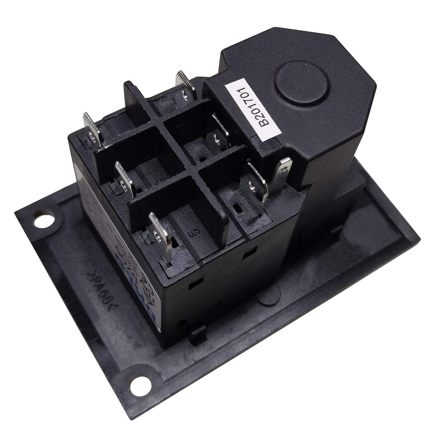 DKLD DZ05 Interrupteur à Bouton-Poussoir Électromagnétique Étanche Commutateur Magnétique Triphasé 400V 10A 7 Broches Avec Couvercle D'arrêt D'urgence